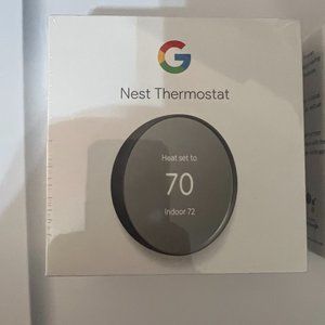 2 NWT Google Nest Thermostats - Charcoal